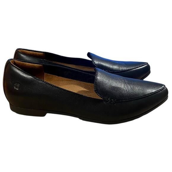 Shoes For Crews Womens 6 Work Loafer Black Leather Non Slip Comfort Shoes - Picture 2 of 9